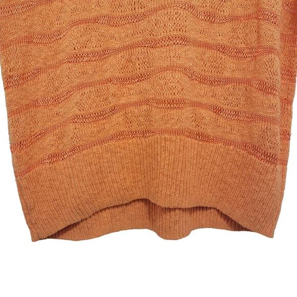 Chicos Orange Knit Dolman Sweater Top Oversize 582 - Picture 7 of 13